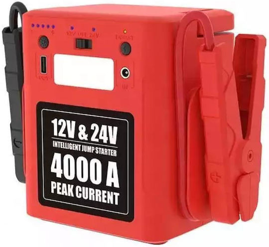 Starter Portabil Pentru Baterii Auto și Camion 56000mAh Cu USB 12/24V