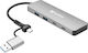 Sandberg Hub 4 Porturi USB 2.0 Cu Conectare USB-A Gri