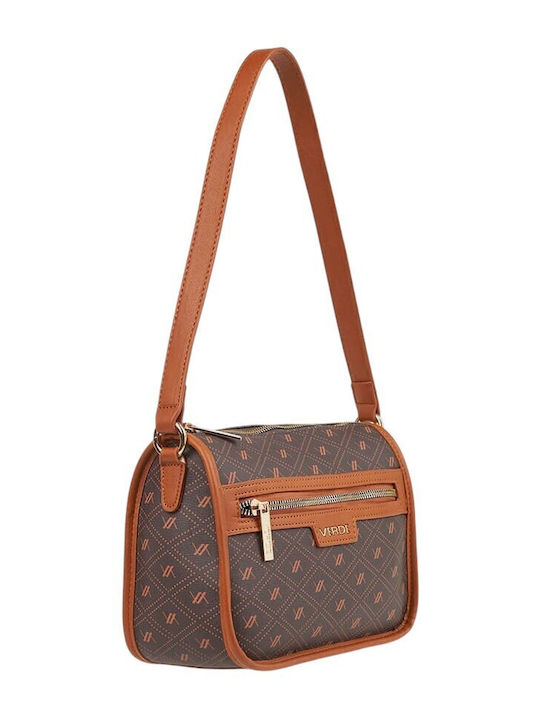 Verde Women's Shoulder Handbag Brown