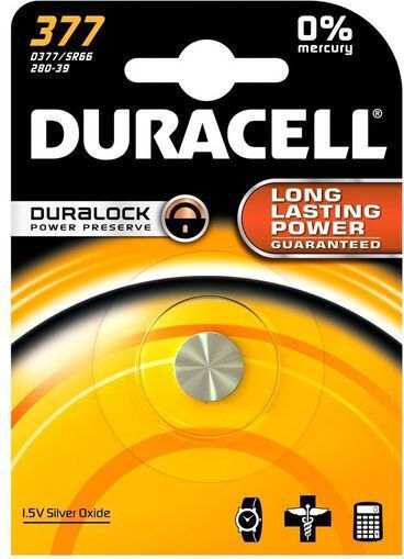 Duracell Silver Oxide Watch Battery SR66 1pcs
