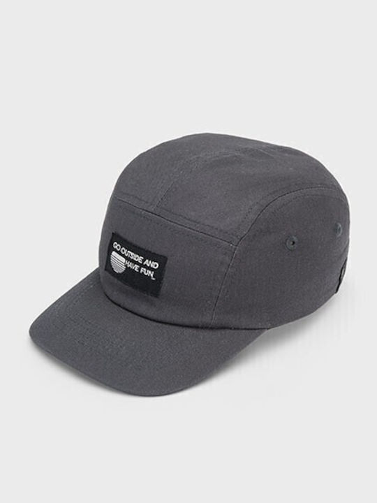 Mayoral Kids' Hat Jockey Fabric Gray