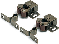 Zylindrische Türstopper mit Feder Doppelrollensatz 2 Stück 30x30mm Bronze Comferut Kt04.039 Zylindrische Türstopper mit Feder Doppelrollensatz 2 Stück 30x30mm Bronze Comferut Kt04.039