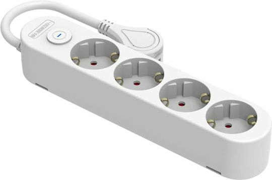 Silver Electronics Power Strip Silver