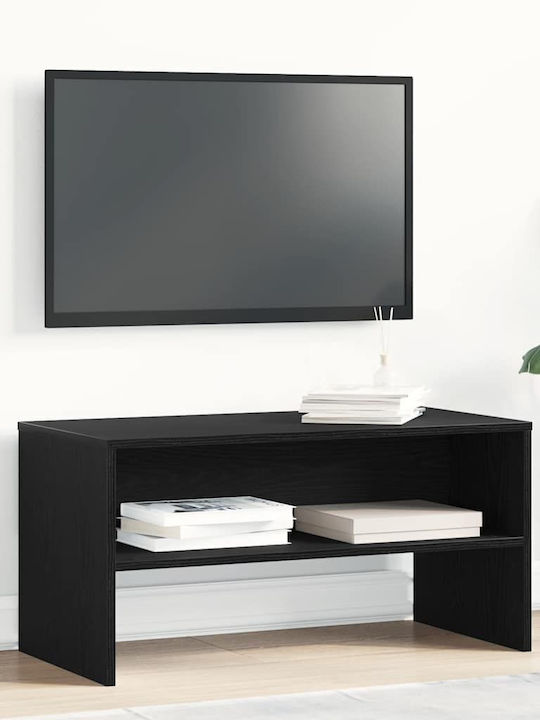 Έπιπλο Τηλεόρασης Μαύρη Βελανιδιά Μ80xΠ40xΥ40cm