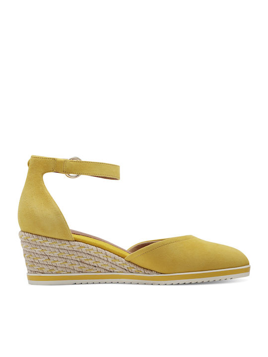 Tamaris Damenplattformen im Espadrilles-Stil Gelb