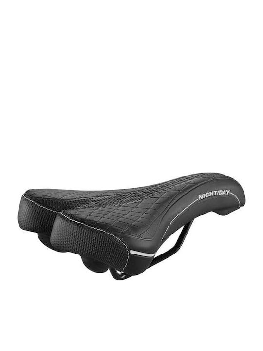 Monte Grappa Black Bicycle Saddle Trekking