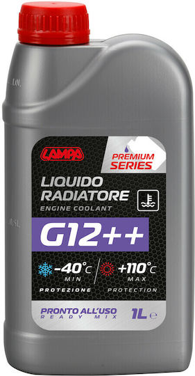 Lampa Premium Series G12++ Ready for Use Engine Coolant for Car G12++ / G12 / G12+ 1lt