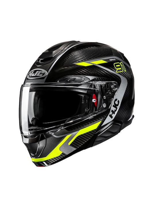 HJC Rpha 91 Carbon Lagos MC3H Κράνος Μηχανής Fl...