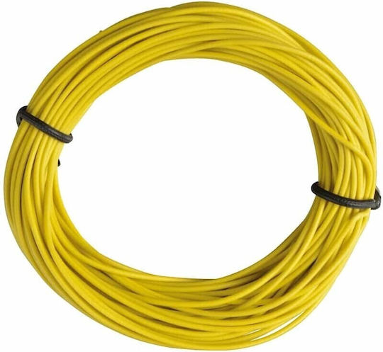 Insulated Copper Wire 10m 1 X 0.14 Mm Yellow