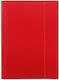 VauPe Clipboard for Paper A4 Red 1pcs