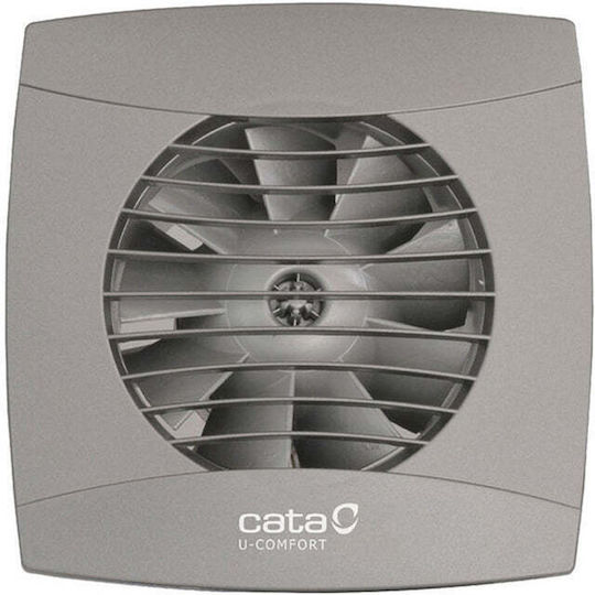 Cata Wall-mounted Ventilator Bathroom 100mm Silver