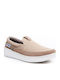 Συνθετικό Δέρμα Ανδρικά Slip-On Μπεζ