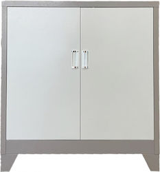 Double Door Metallic 90x90x40cm