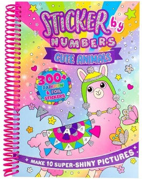 Sticker By Numbers Cute Animals