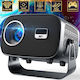 Linomag Mini Projector LCD HD Λάμπας LED με Wi-Fi και Ενσωματωμένα Ηχεία