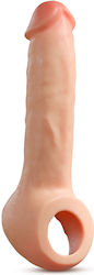 Blush Plus Dildo με Όρχεις Ροζ 22.2cm