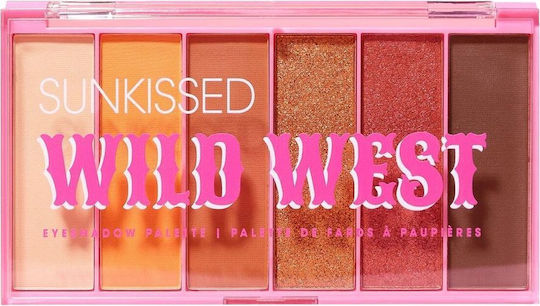 Sunkissed Eyeshadow Παλέτα με Σκιές Ματιών Matte σε Στερεή Μορφή Wild West 27gr