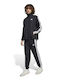 3-Stripes Woven Tracksuit Glossy with Elastic Black