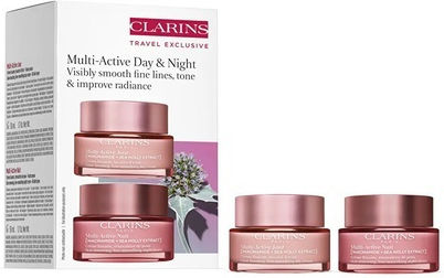 Clarins Multi-Active Day & Night Комплект за грижа за кожата за Хидратация & Осветляване 2бр