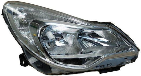 Tyc Δεξί Μπροστινό Φανάρι για Opel Corsa