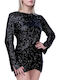 Mini Evening Dress Black