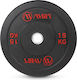 AMILA Set of Plates Olympic Type Rubber 1 x 15kg Φ50mm