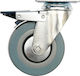 Vorel 87383 Wheel Rotating with Brake 100mm
