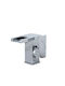 Bathroom Sink Faucet Blackswan Type M188 Short Chrome Model Waterfall Spout Led Size 12.5 Cm