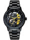 Pierre Lannier Men's Watch Automatic with Black Metal Bracelet