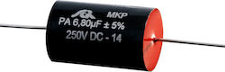 Πυκνωτής Mkp 250v Dc 8.20μf ±5% Pa Axial Οριζόντιος Scr
