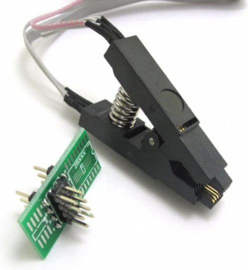 #47088 SPI BIOS Flash тестова програма за клип без разглобяване SOP8 24C 93C 25LF