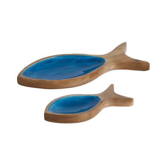 Marine Business Runder Fischschale Kakao Blau Set aus 2 Teilen
