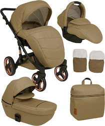 Mikrus Comodo 3-in-1 Mocca 16-Eco Leather Gold Mikrus Comodo 3-in-1 Mocca 16-Eco Leather Gold