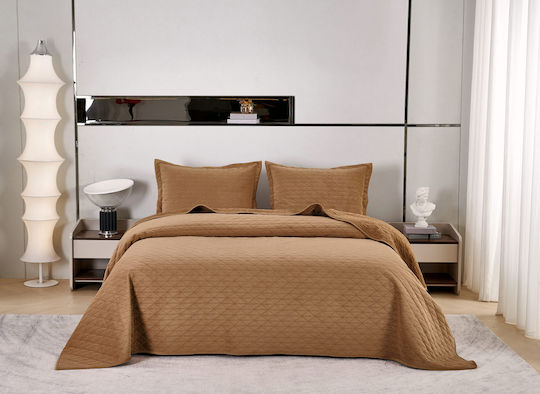 Liolios Home Bottega Σετ Μαξιλαροθήκες Bronze 50x70εκ.