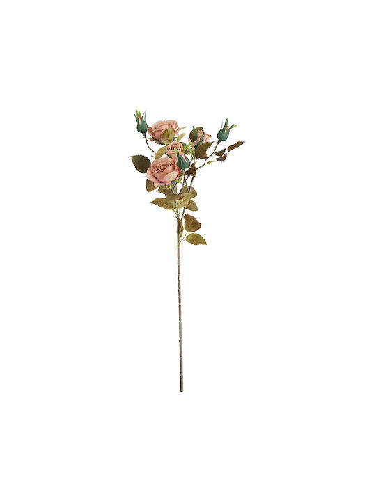 Fabric Rose Branch 62cm A33808 Beige