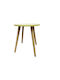 Rund Beistelltisch Vibe Holz Yellow B36xT36xH40cm
