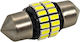 Lampen Auto C3W / C5W / C10W / C21W Canbus LED 5500K Kaltes Weiß 12V 1Stück