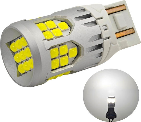 Λάμπα Αυτοκινήτου W21/5W / DRL Canbus LED 5500K Ψυχρό Λευκό