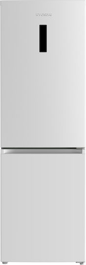 Hyundai Fridge-Freezer 290lt Total NoFrost H185xW60xD60cm White HCS24-4060WDG/LF