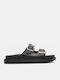 Women's Flat Sandals Flatforms in Black Color