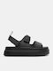 Women's Flat Sandals Flatforms in Black Color