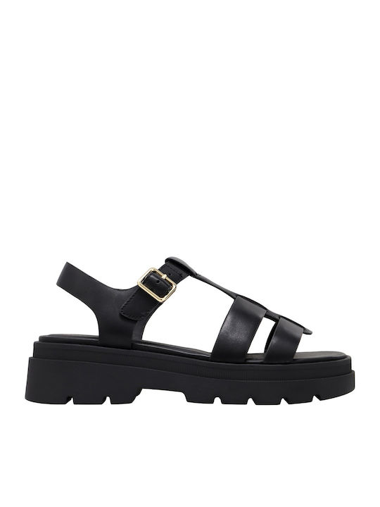 Geox Adacter S Leder Flache Sandalen für Damen ...
