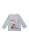 Kinderhemd Langarm Grey Playtime Paw