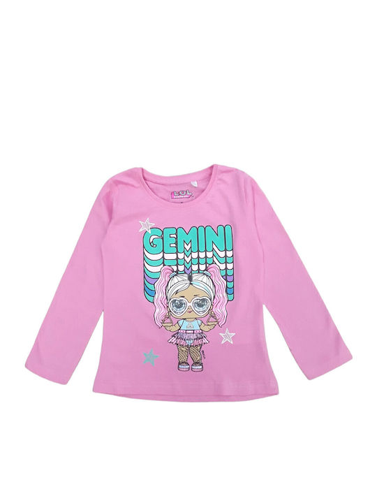 Nickelodeon Kids' Shirt Long Sleeve Pink