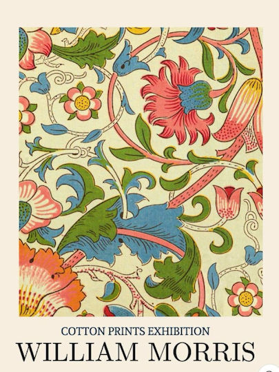 William Morris "Blumen Blätter" Leinwanddruck 30*40 cm Nur Leinwand