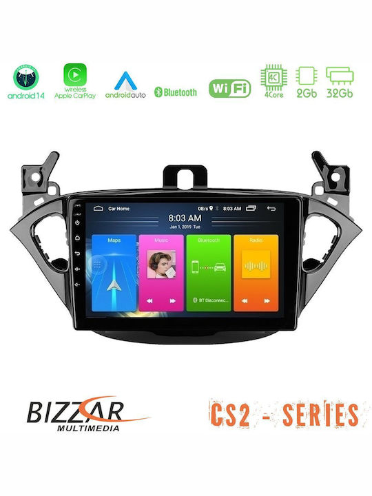 Bizzar Автомобилна Аудио Система (Блутут/USB/AUX/WiFi/GPS/Apple-Carplay/Android-Auto) с Тъчскрийн 9"