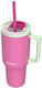 Kambukka Чаша Термос Неръждаема Стомана 950ml Thermal Mug Телескопична Сламка Bubblegum Mint с Сламка