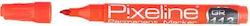 Pixeline Permanent Red Marker
