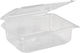 Rectangular PET Container 1500cc "Cook Pack" Integrated Lid Pack of 100 Pieces Thalassinos 6229