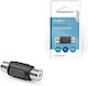 Nedis Converter RCA female to RCA female Silver 1pcs CAGB24950BK